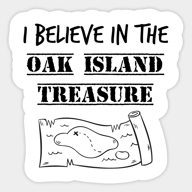 The oak Island treasure Sticker by OakIslandMystery